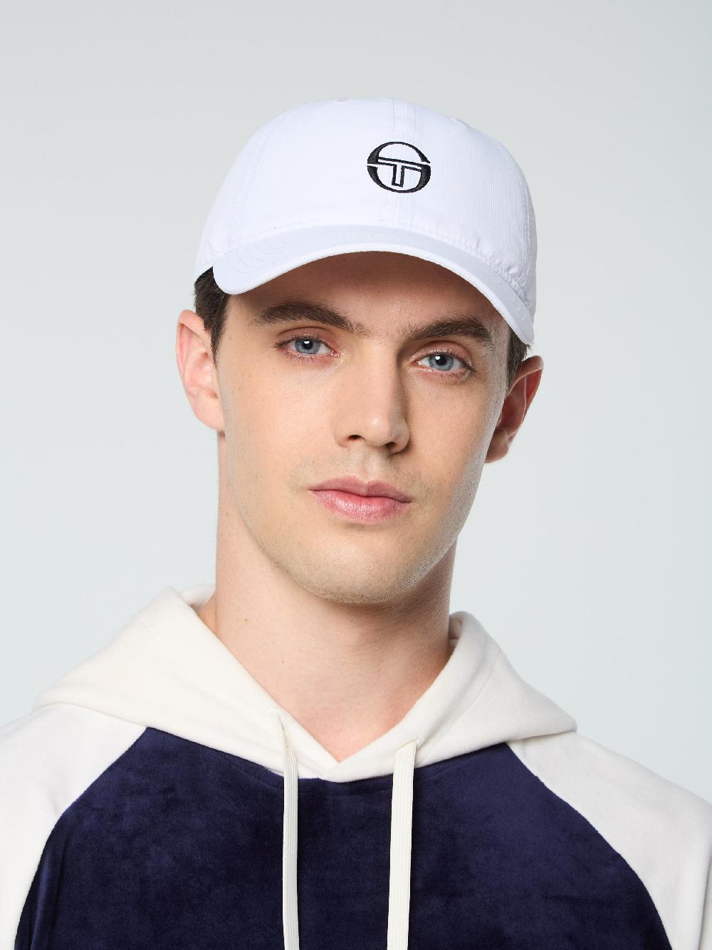 Egonlab X Sergio Tacchini Court Hat- Brilliant White