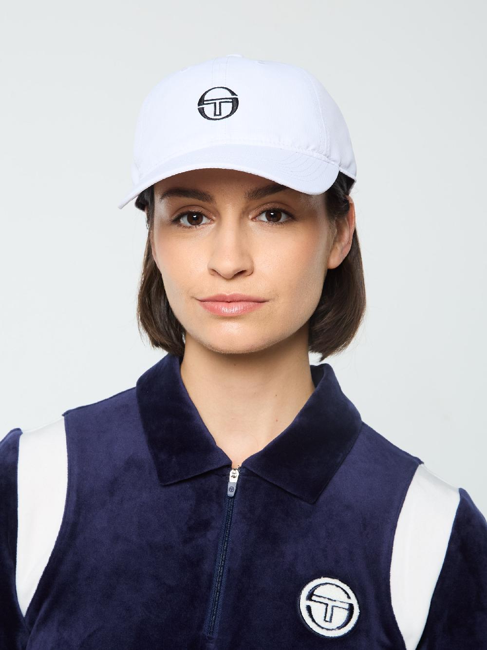 Egonlab X Sergio Tacchini Court Hat- Brilliant White
