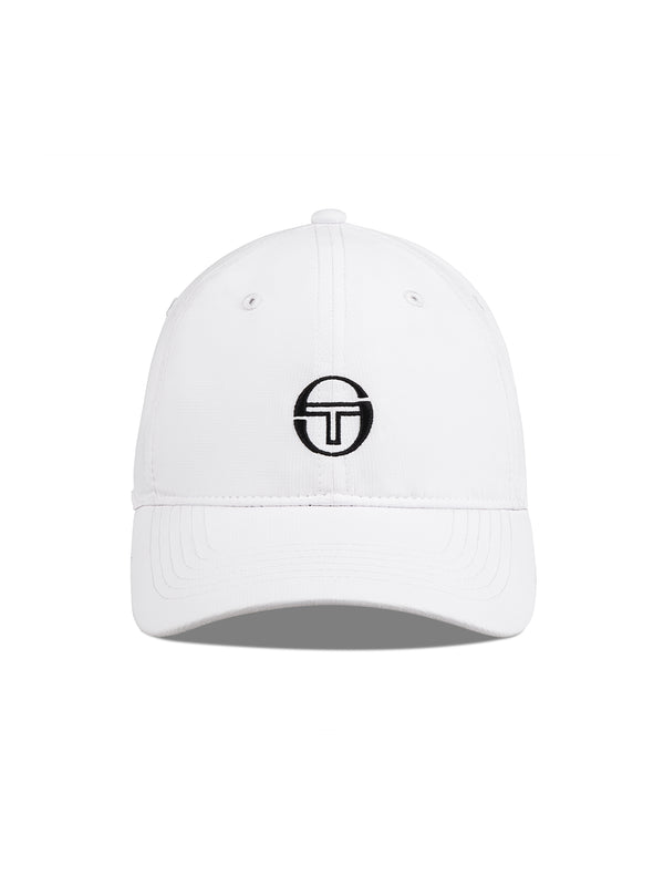 egonlab x sergio tacchini Court Hat- Brilliant White