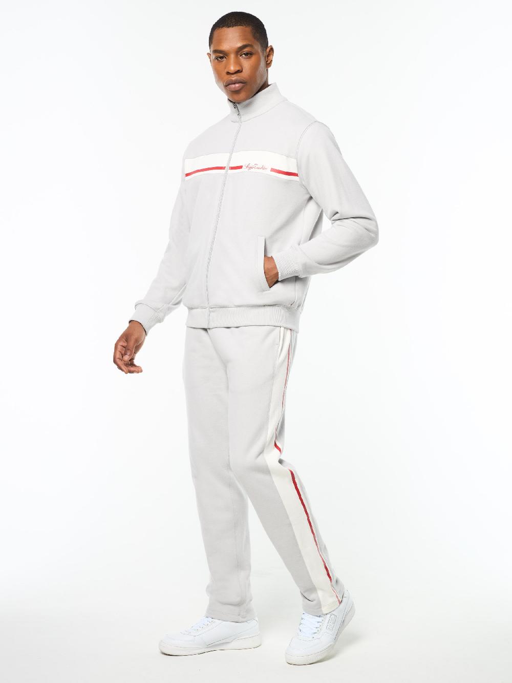 Egonlab X Sergio Tacchini Cursivo Track Jacket- Quiet Grey