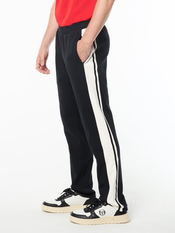 egonlab x sergio tacchini Cursivo Track Pant- Black Beauty