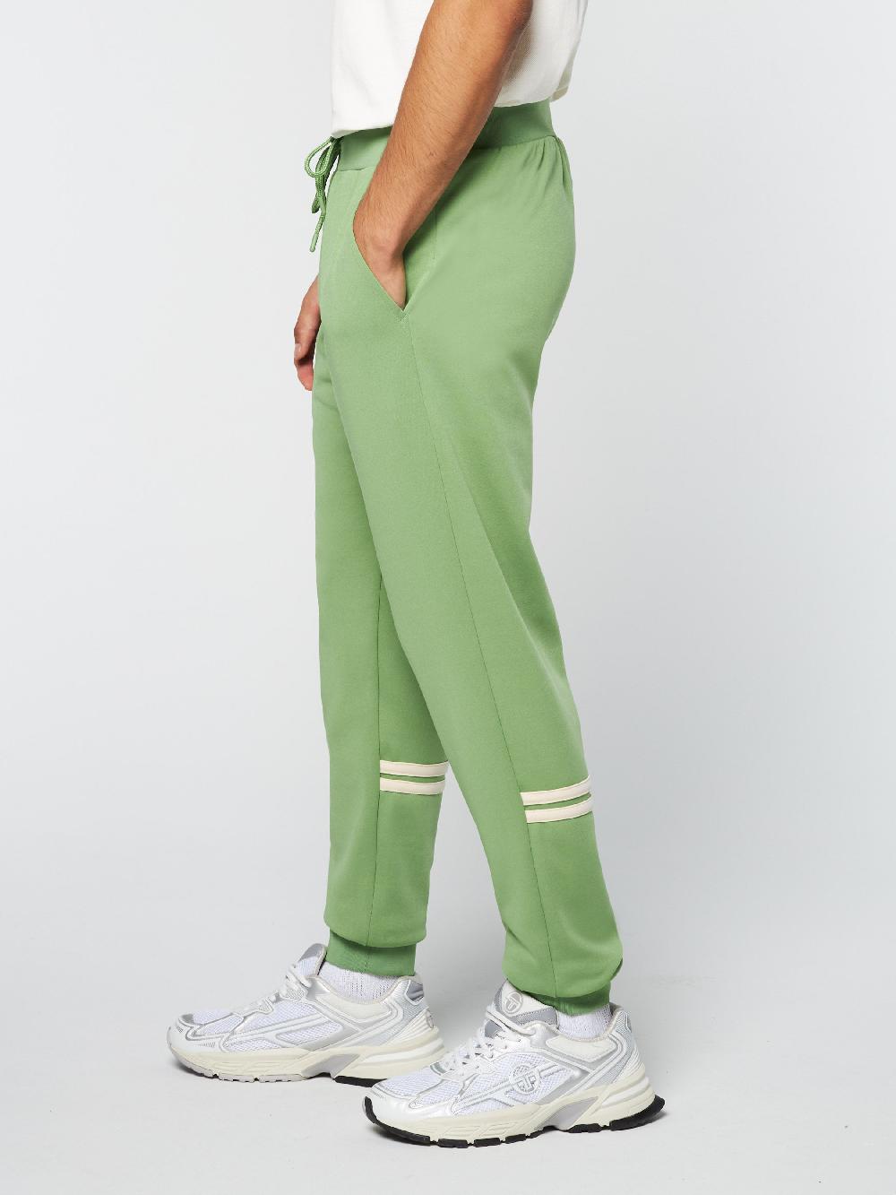Egonlab X Sergio Tacchini Dallas Track Pant Archivio- Jade Green/ Pearl Ivory