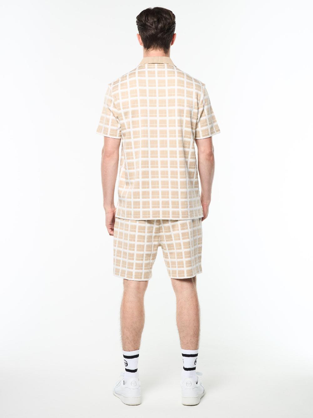 Egonlab X Sergio Tacchini Damarindo Check Polo- Humus