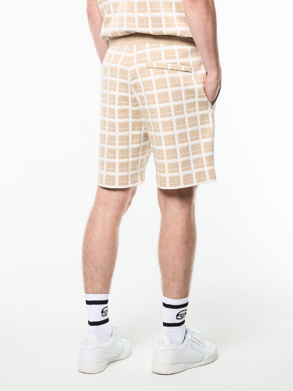 Egonlab X Sergio Tacchini Damarindo Check Short- Humus