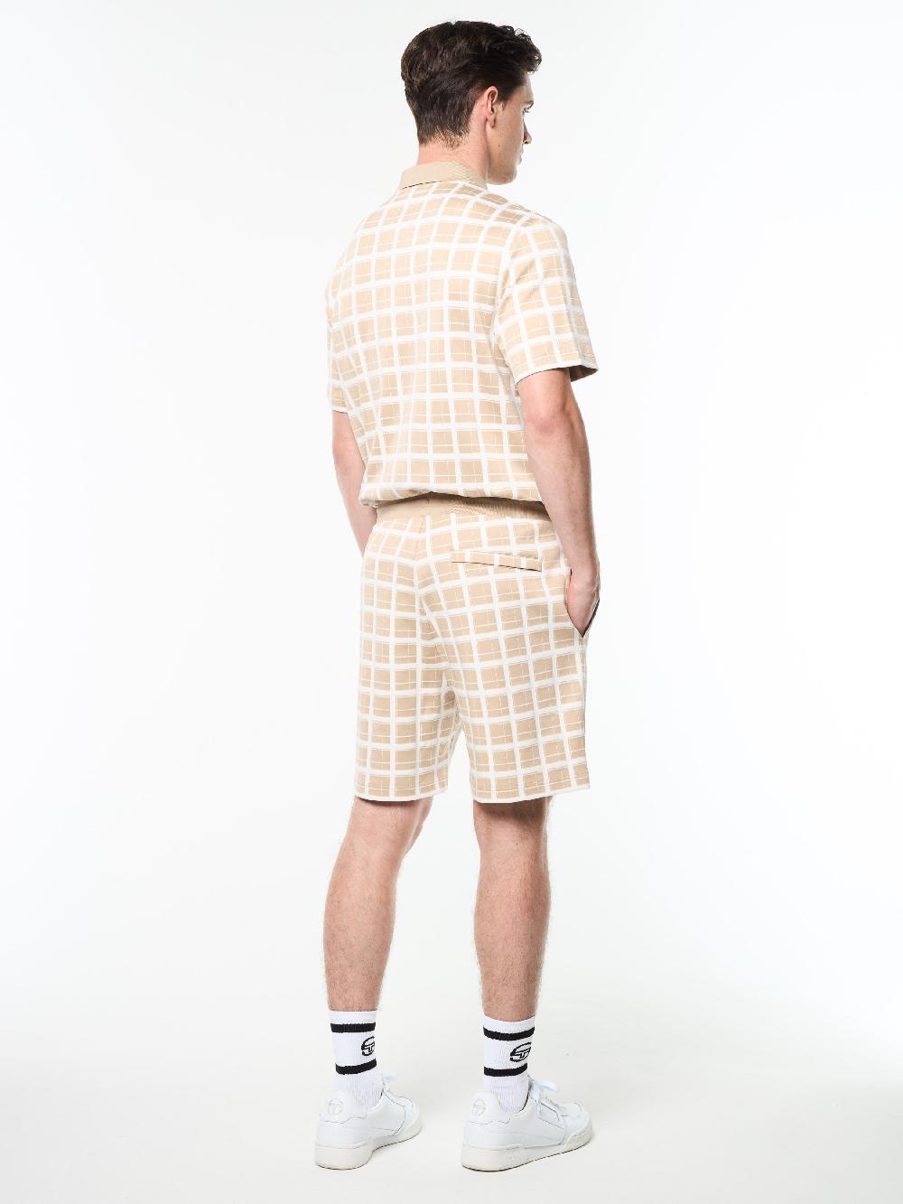 Egonlab X Sergio Tacchini Damarindo Check Short- Humus