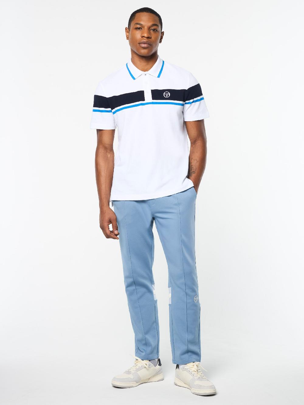 Egonlab X Sergio Tacchini Damarindo Polo- French Blue
