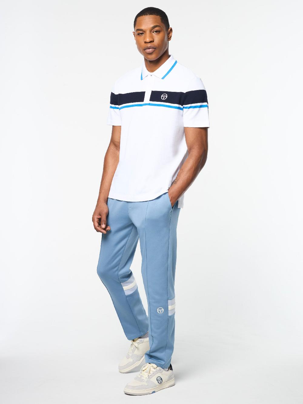 Egonlab X Sergio Tacchini Damarindo Polo- French Blue