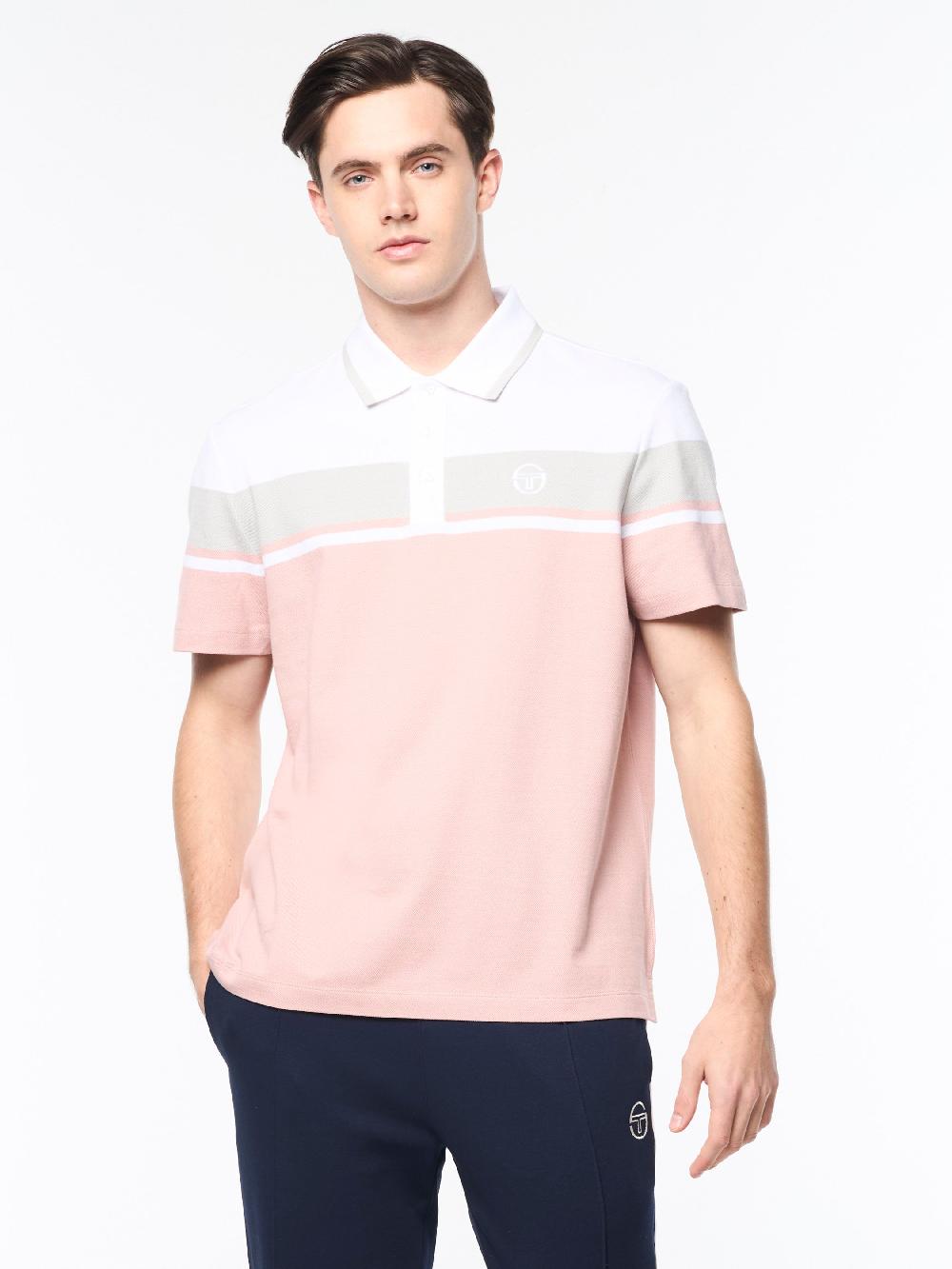 Egonlab X Sergio Tacchini Damarindo Polo- Pale Mauve