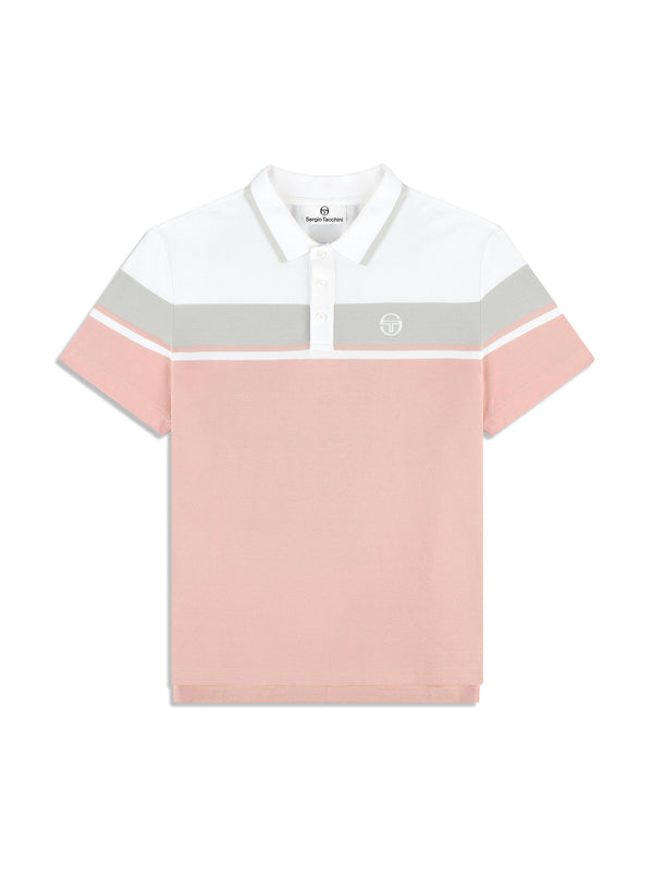 egonlab x sergio tacchini Damarindo Polo- Pale Mauve