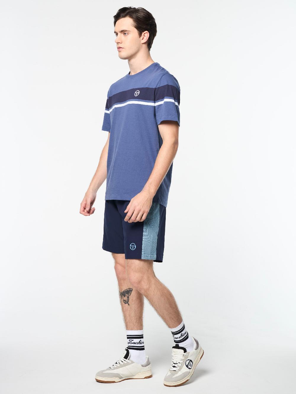 Egonlab X Sergio Tacchini Damarindo T-Shirt- Eclipse
