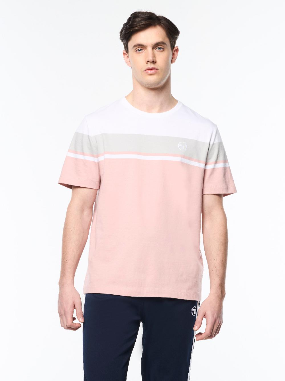 Egonlab X Sergio Tacchini Damarindo T-Shirt- Pale Mauve