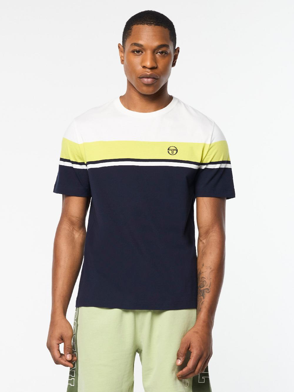 Egonlab X Sergio Tacchini Damarindo T-Shirt- Sulphur Spring