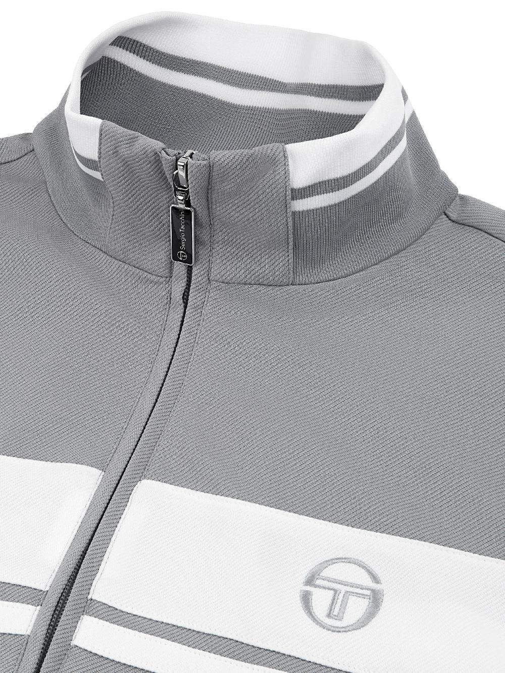 Egonlab X Sergio Tacchini Damarindo Track Jacket Archivio- Sleet/ White