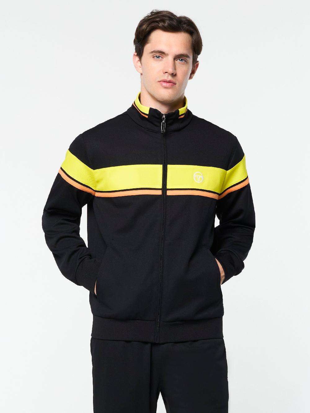 Egonlab X Sergio Tacchini Damarindo Track Jacket- Black Beauty