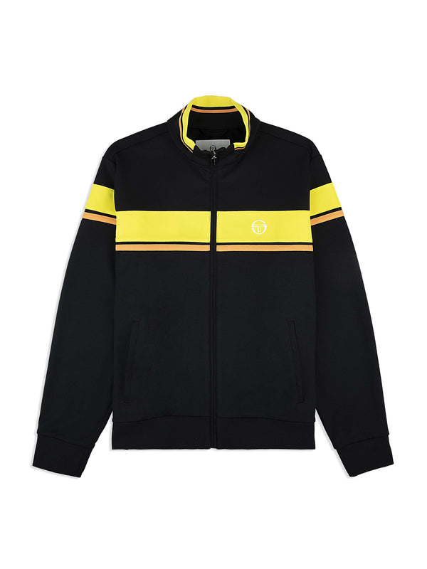 egonlab x sergio tacchini Damarindo Track Jacket- Black Beauty