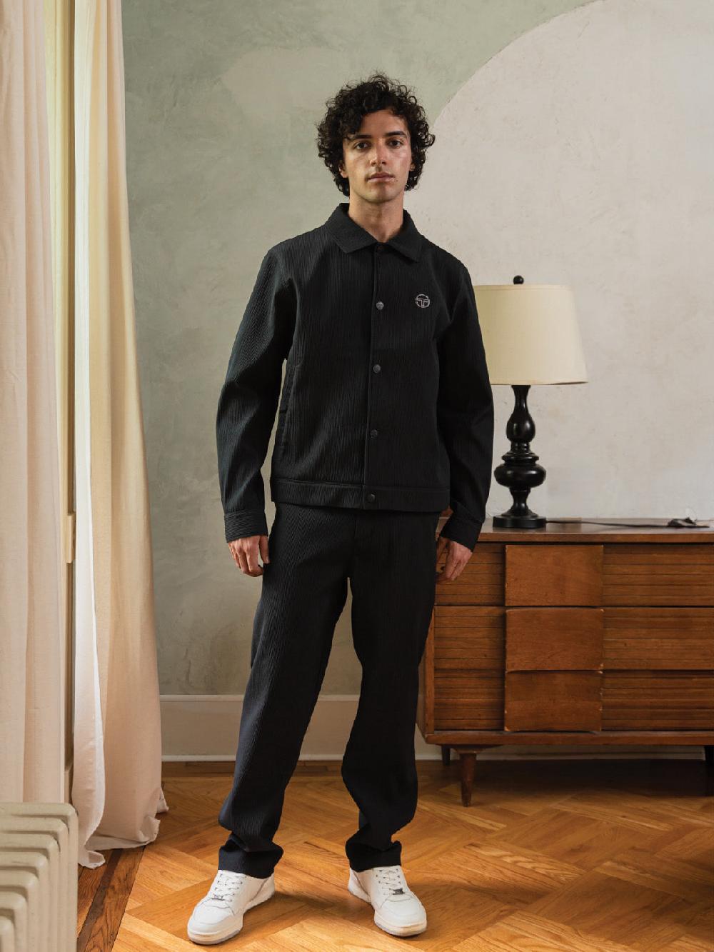 Egonlab X Sergio Tacchini Davide Jacket- Black Beauty