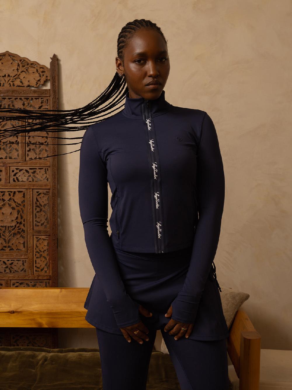 Egonlab X Sergio Tacchini Delfina Contour Track Jacket- Maritime Blue