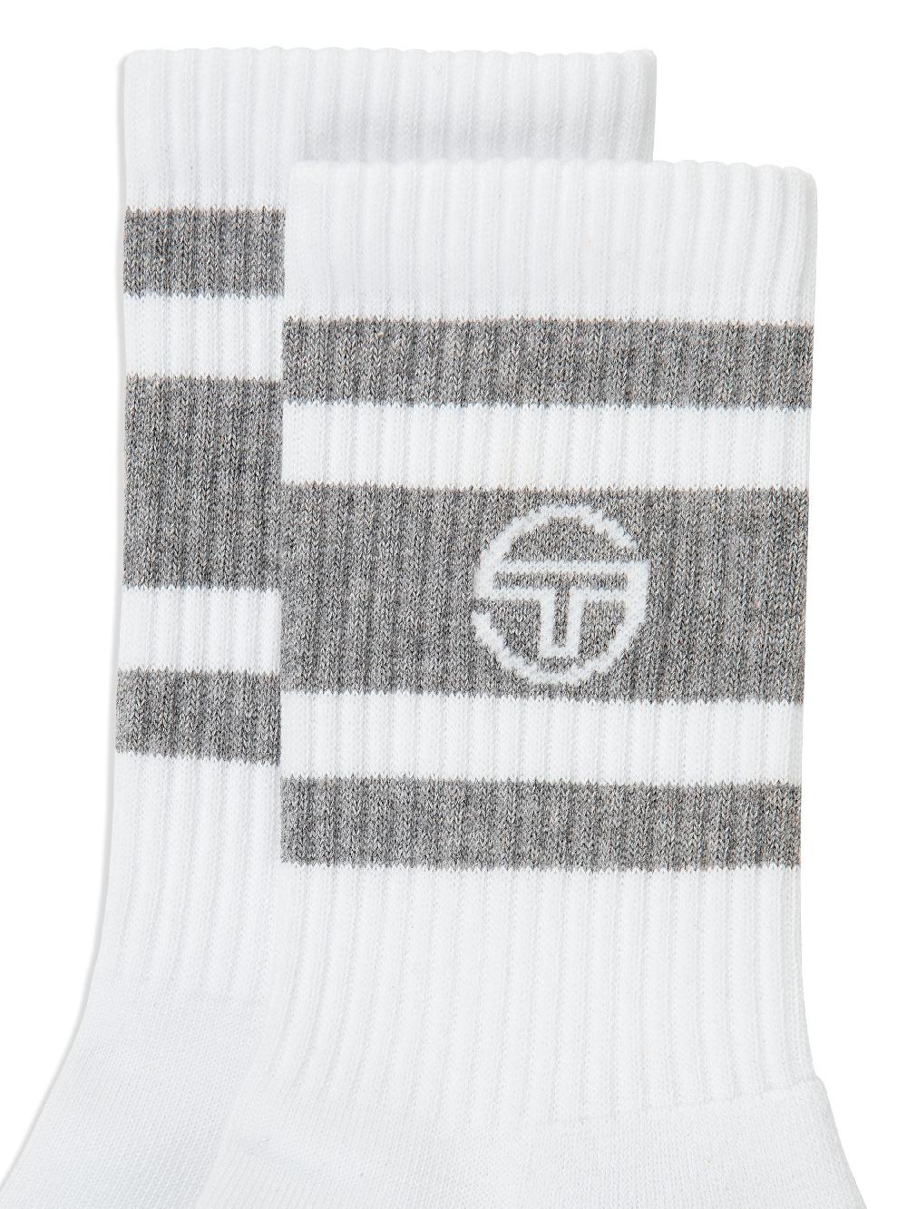 Egonlab X Sergio Tacchini DI Base Logo Sock- Heather Grey
