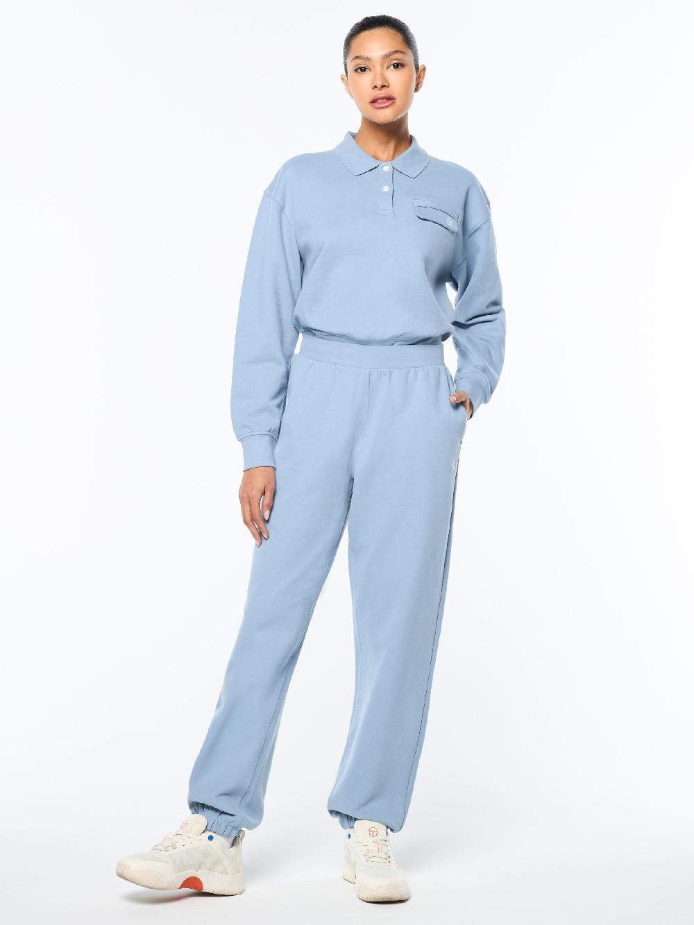 Egonlab X Sergio Tacchini Aida Jogger- Faded Denim