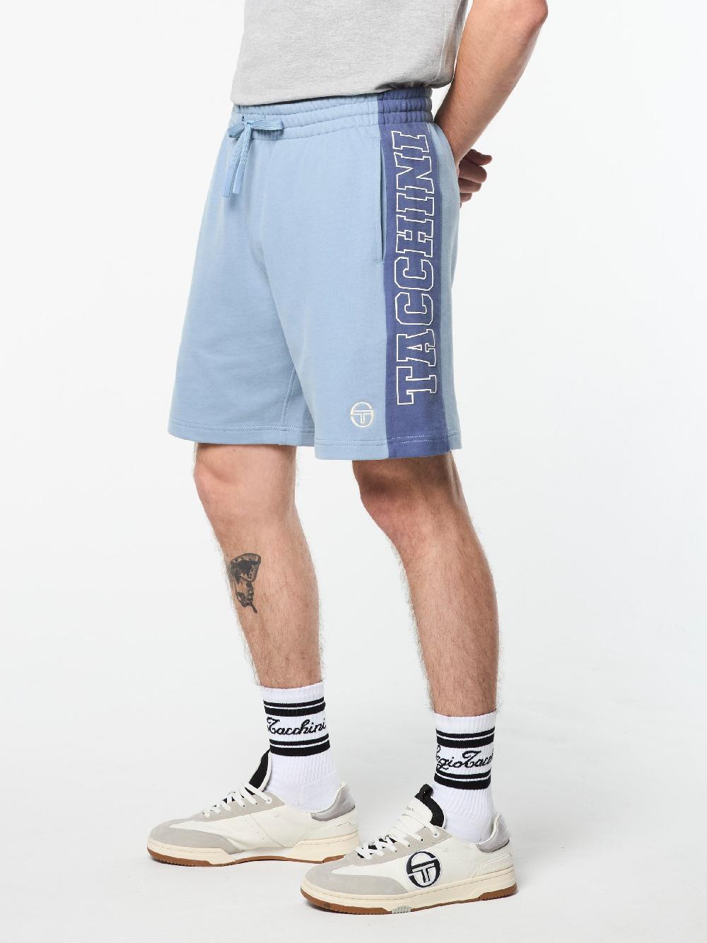 Egonlab X Sergio Tacchini Ciro Short- Faded Denim