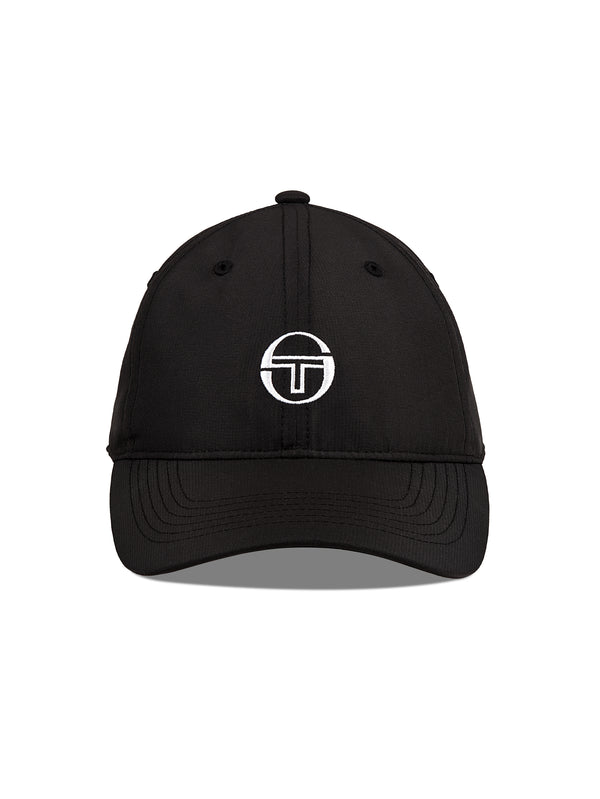 egonlab x sergio tacchini Court Hat- Black Beauty