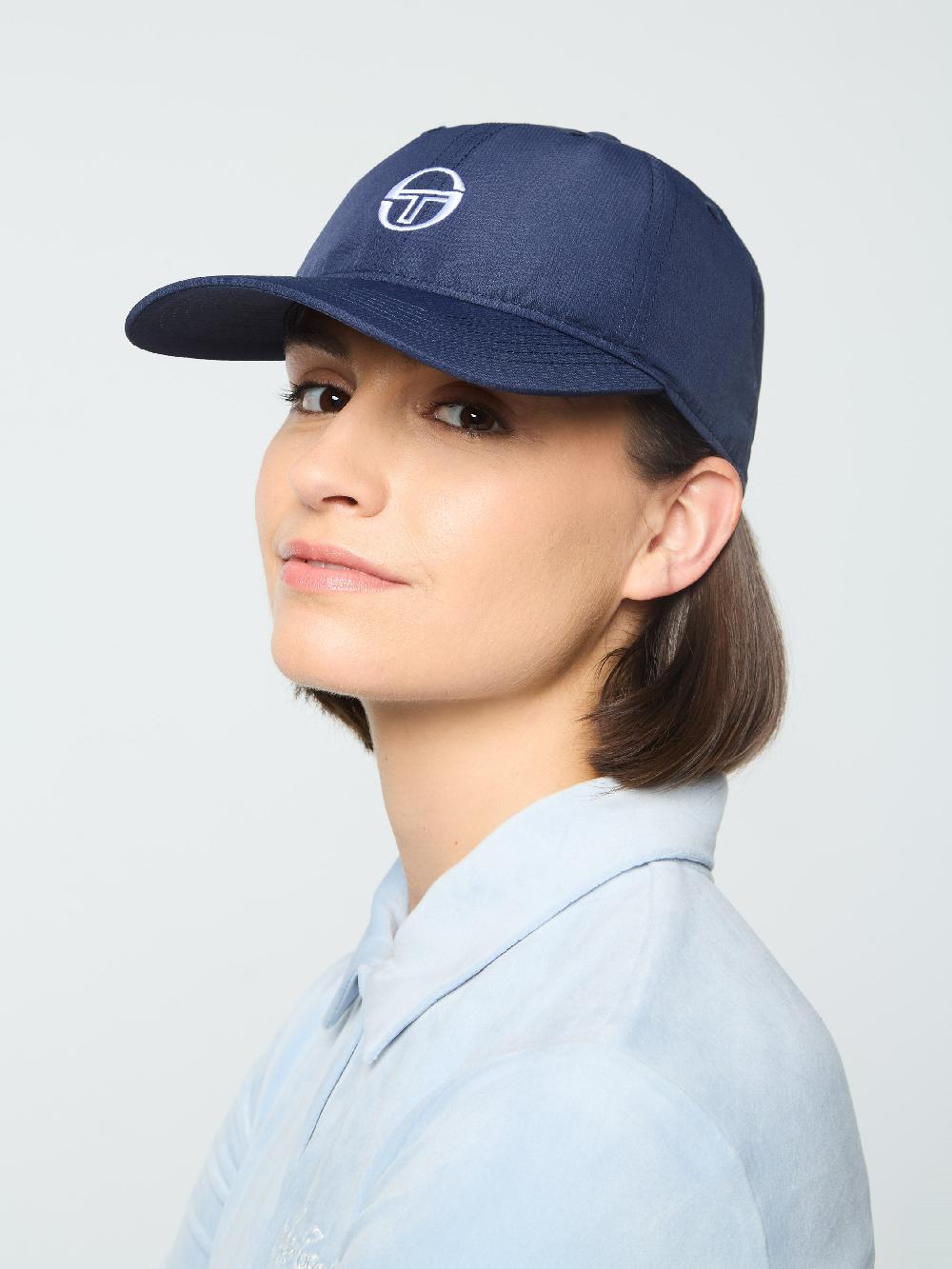 Egonlab X Sergio Tacchini Court Hat- Maritime Blue