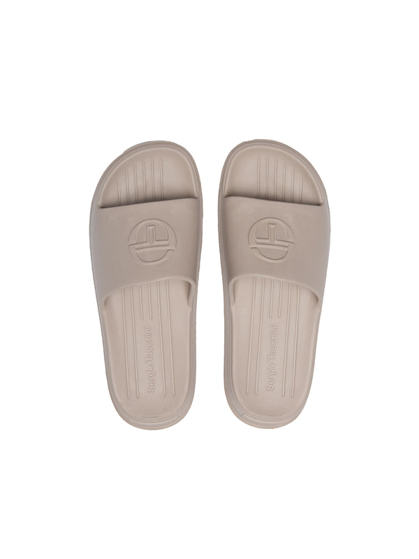 egonlab x sergio tacchini Cup Slide- Cobblestone