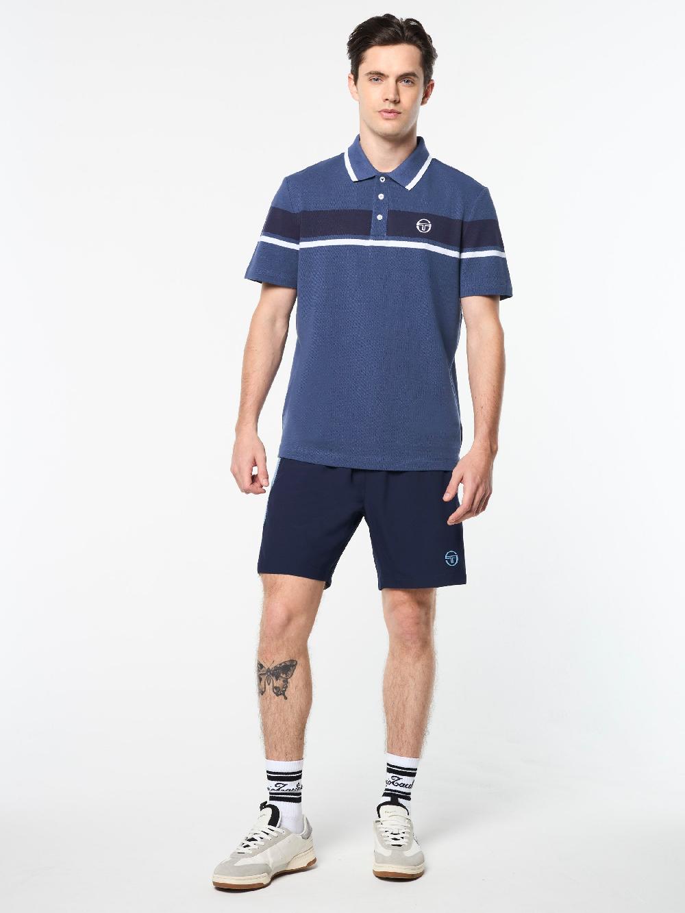 Egonlab X Sergio Tacchini Damarindo Polo- Eclipse