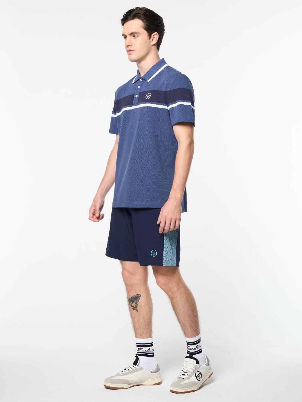 Egonlab X Sergio Tacchini Damarindo Polo- Eclipse
