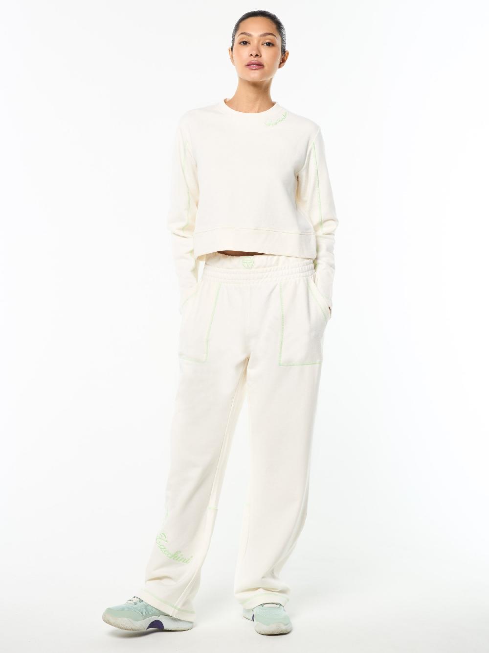 Egonlab X Sergio Tacchini Greta Sweatpant- Gardenia