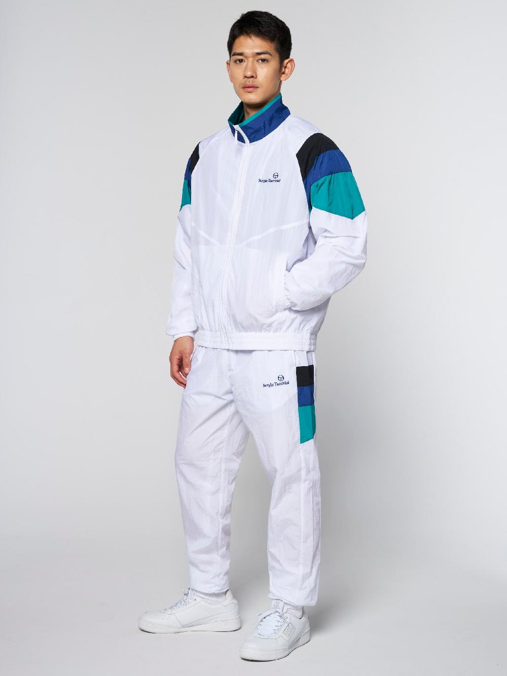 Egonlab X Sergio Tacchini Macao Track Jacket- White