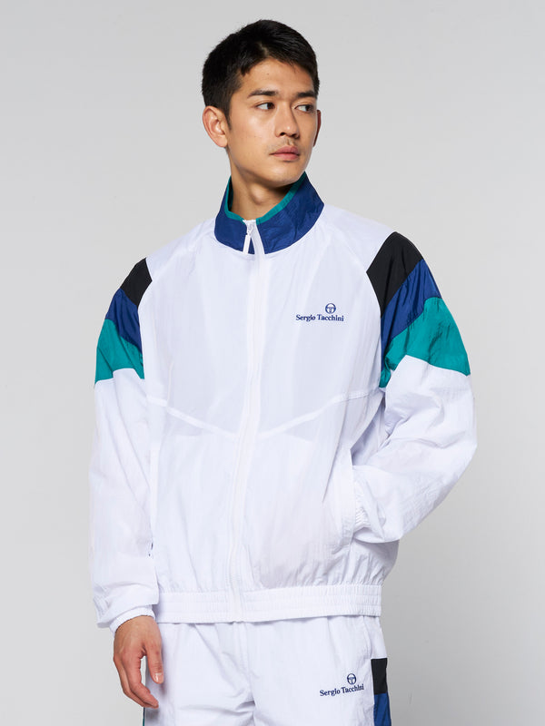 egonlab x sergio tacchini Macao Track Jacket- White