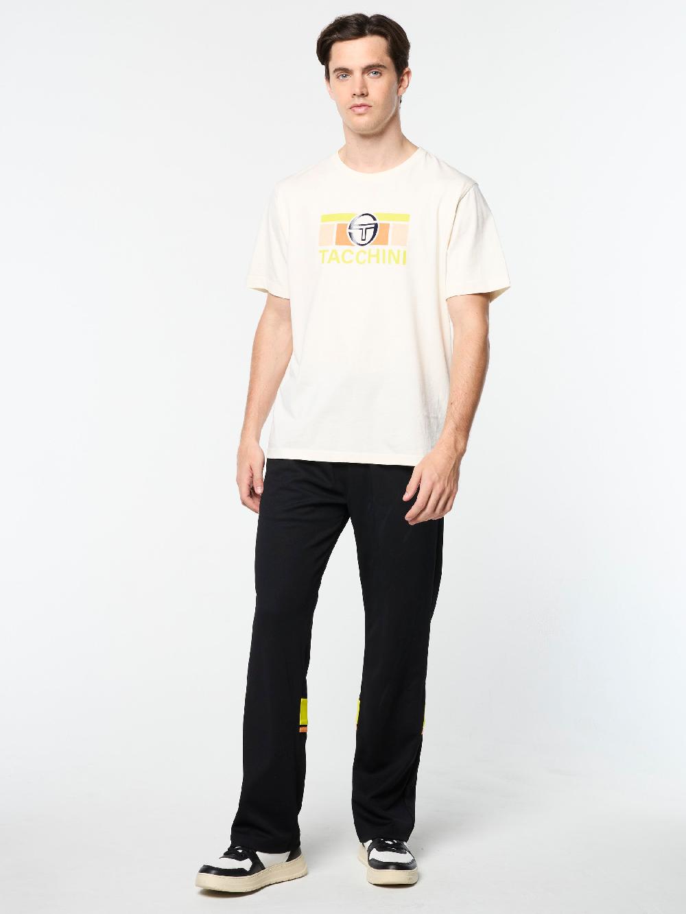 Egonlab X Sergio Tacchini Marca T-Shirt- Gardenia