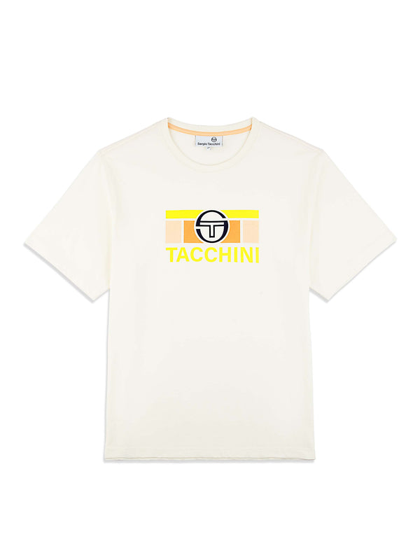 egonlab x sergio tacchini Marca T-Shirt- Gardenia