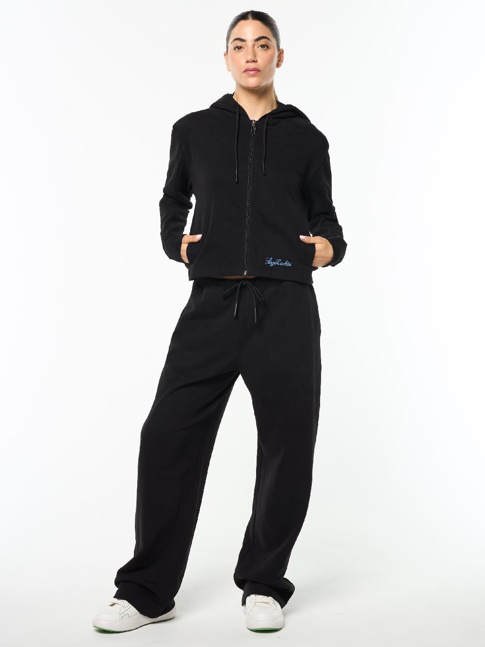 Egonlab X Sergio Tacchini Nera Hoodie- Black Beauty