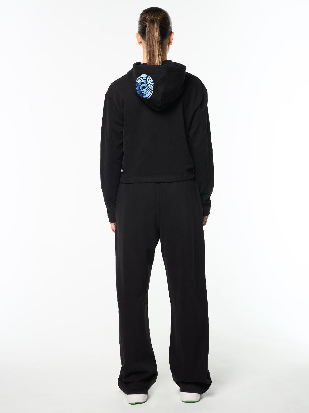 Egonlab X Sergio Tacchini Nera Hoodie- Black Beauty