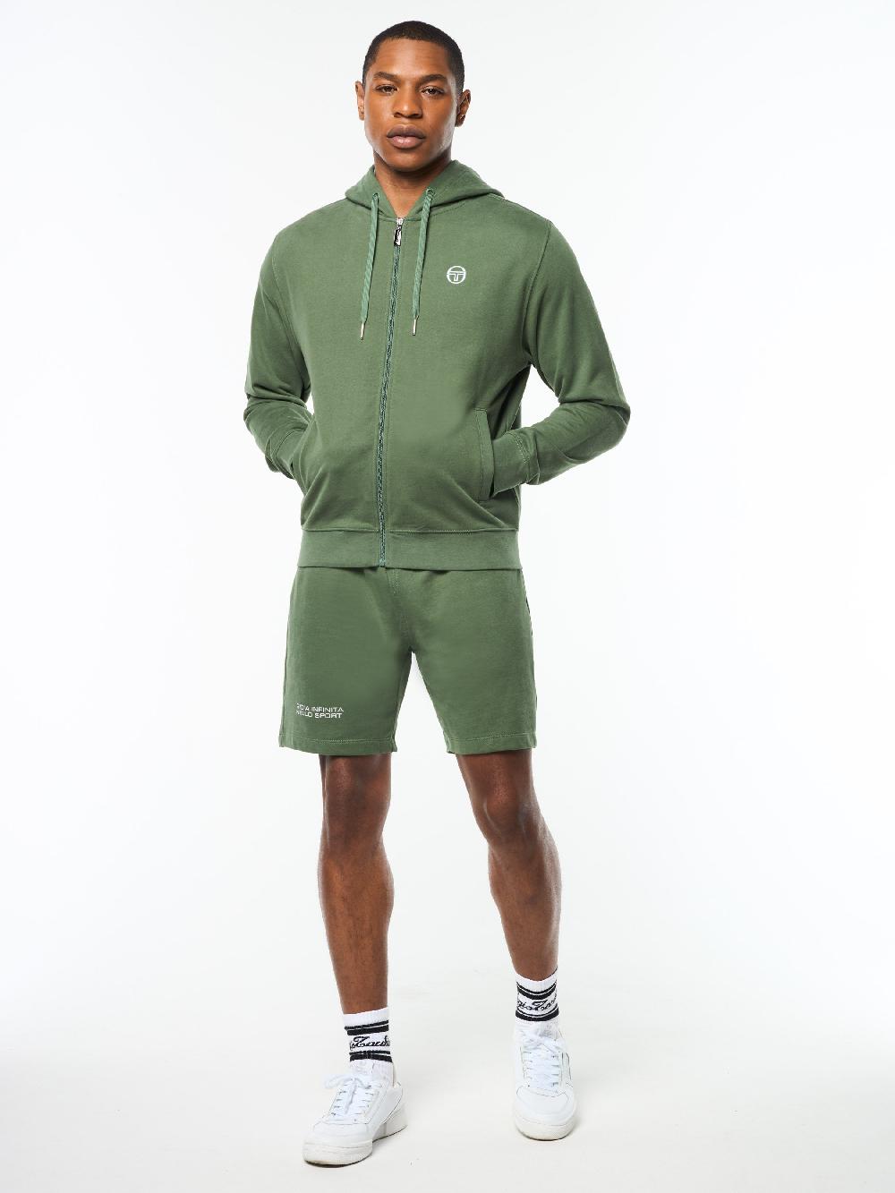 Egonlab X Sergio Tacchini Netto Hoodie- Duck Green