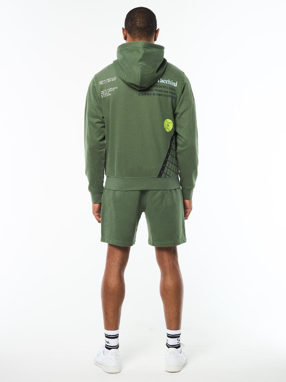 Egonlab X Sergio Tacchini Netto Hoodie- Duck Green