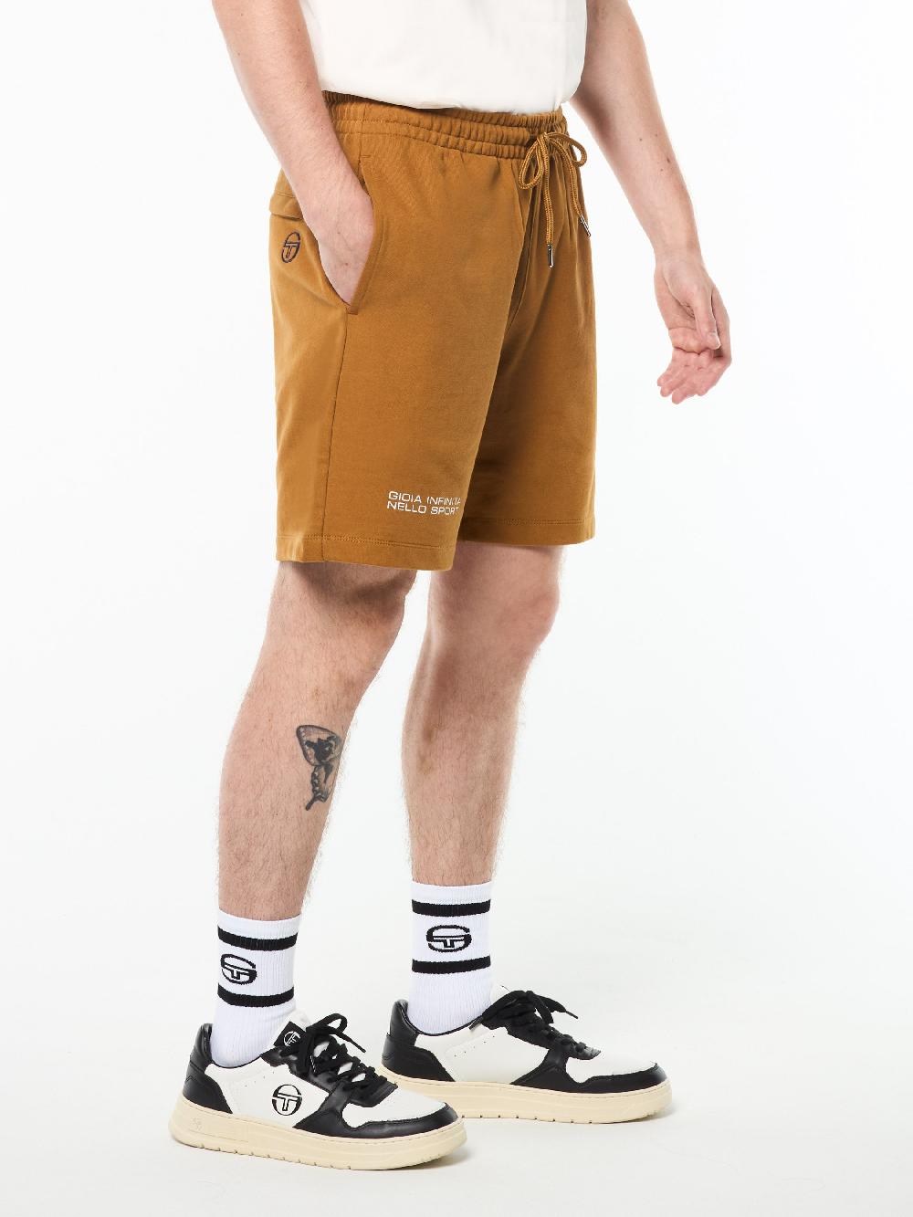 Egonlab X Sergio Tacchini Netto Short- Bronze Brown