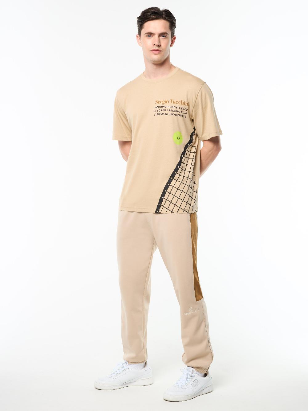 Egonlab X Sergio Tacchini Netto T-Shirt- Humus