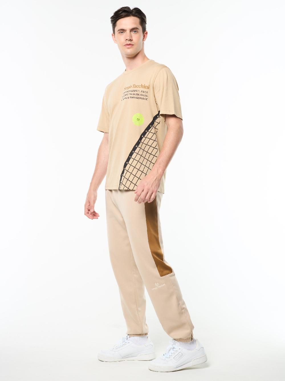 Egonlab X Sergio Tacchini Netto T-Shirt- Humus