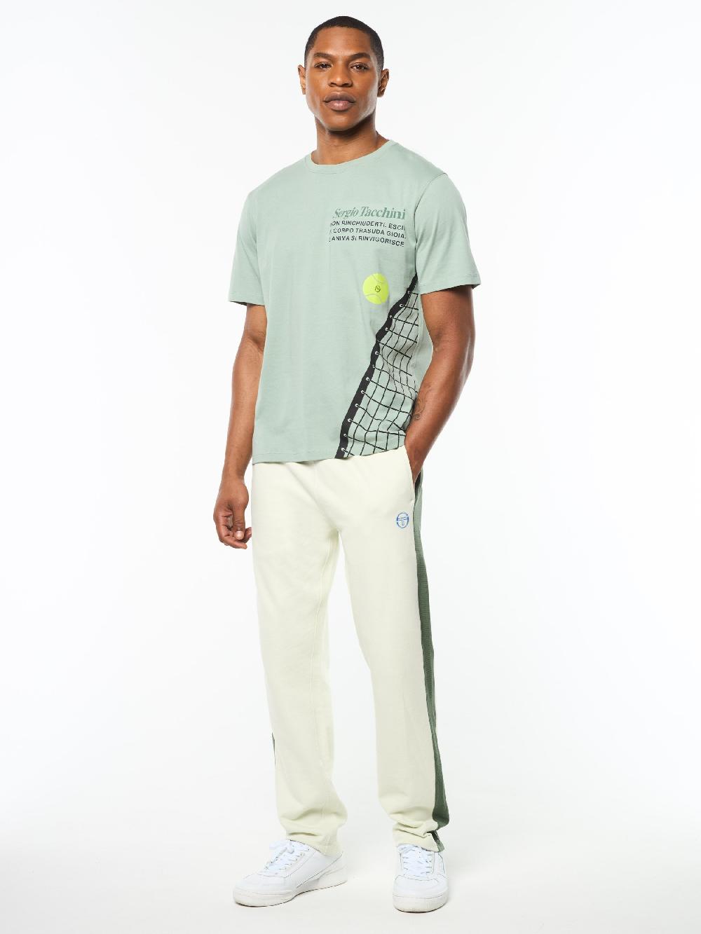 Egonlab X Sergio Tacchini Netto T-Shirt- Slate Gray