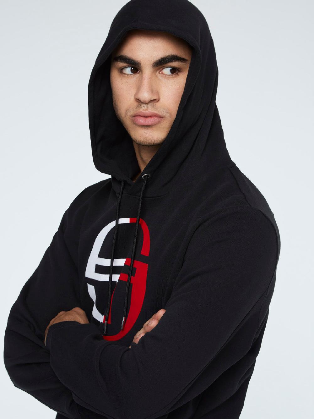Egonlab X Sergio Tacchini New Iberis Hoodie-Black