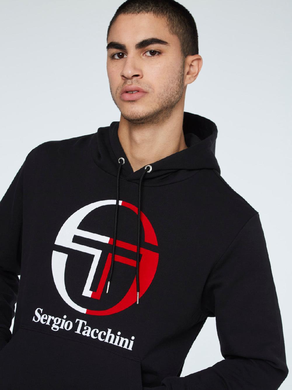 Egonlab X Sergio Tacchini New Iberis Hoodie-Black