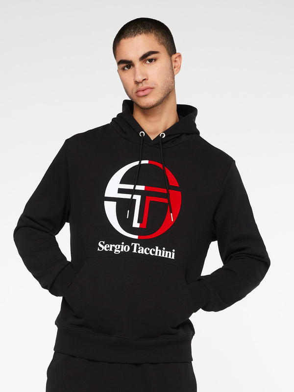 egonlab x sergio tacchini New Iberis Hoodie-Black