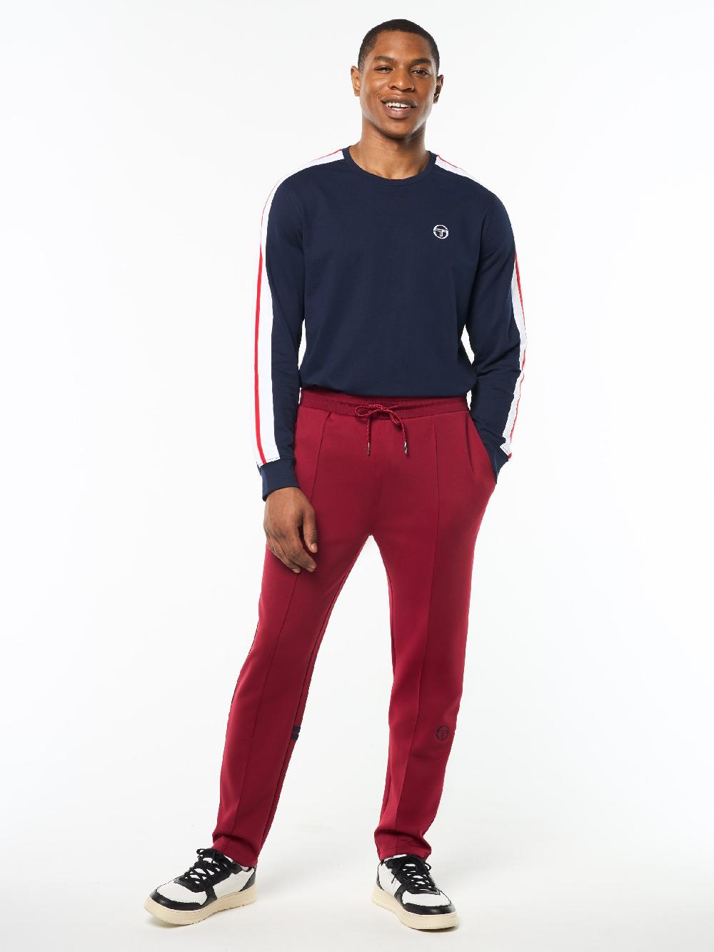 Egonlab X Sergio Tacchini Orion Track Pant- Rhubarb