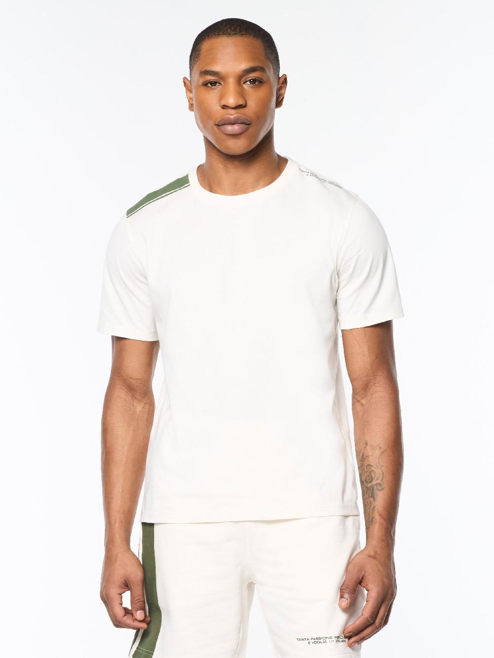 Egonlab X Sergio Tacchini Presto T-Shirt- Gardenia