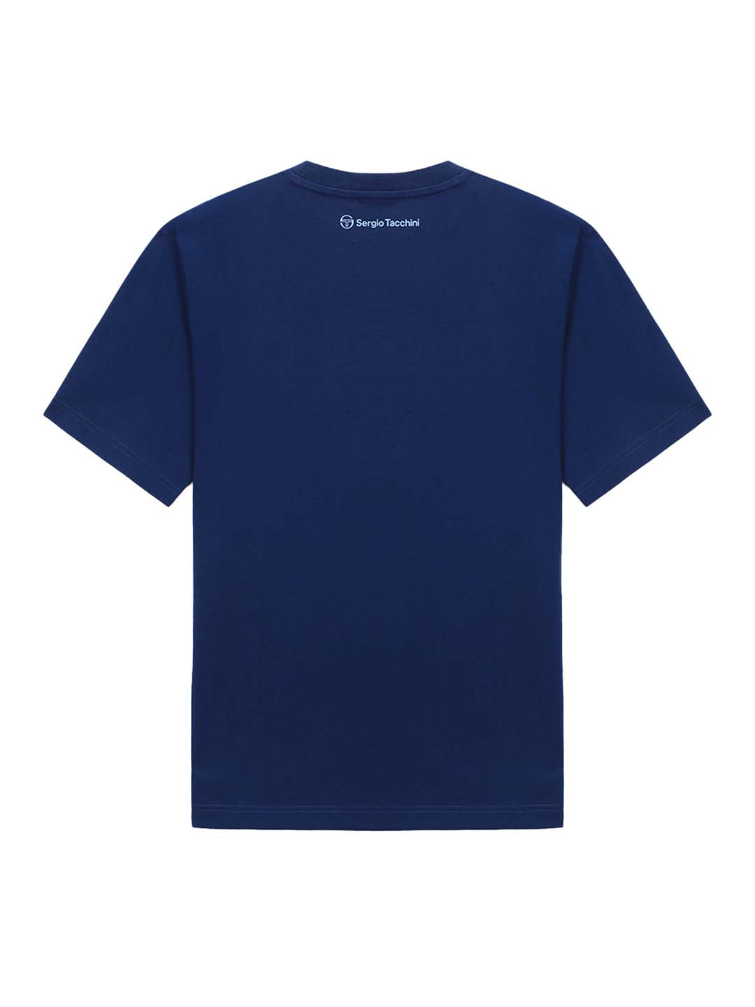 Egonlab X Sergio Tacchini Rally MCH T-Shirt- Navy