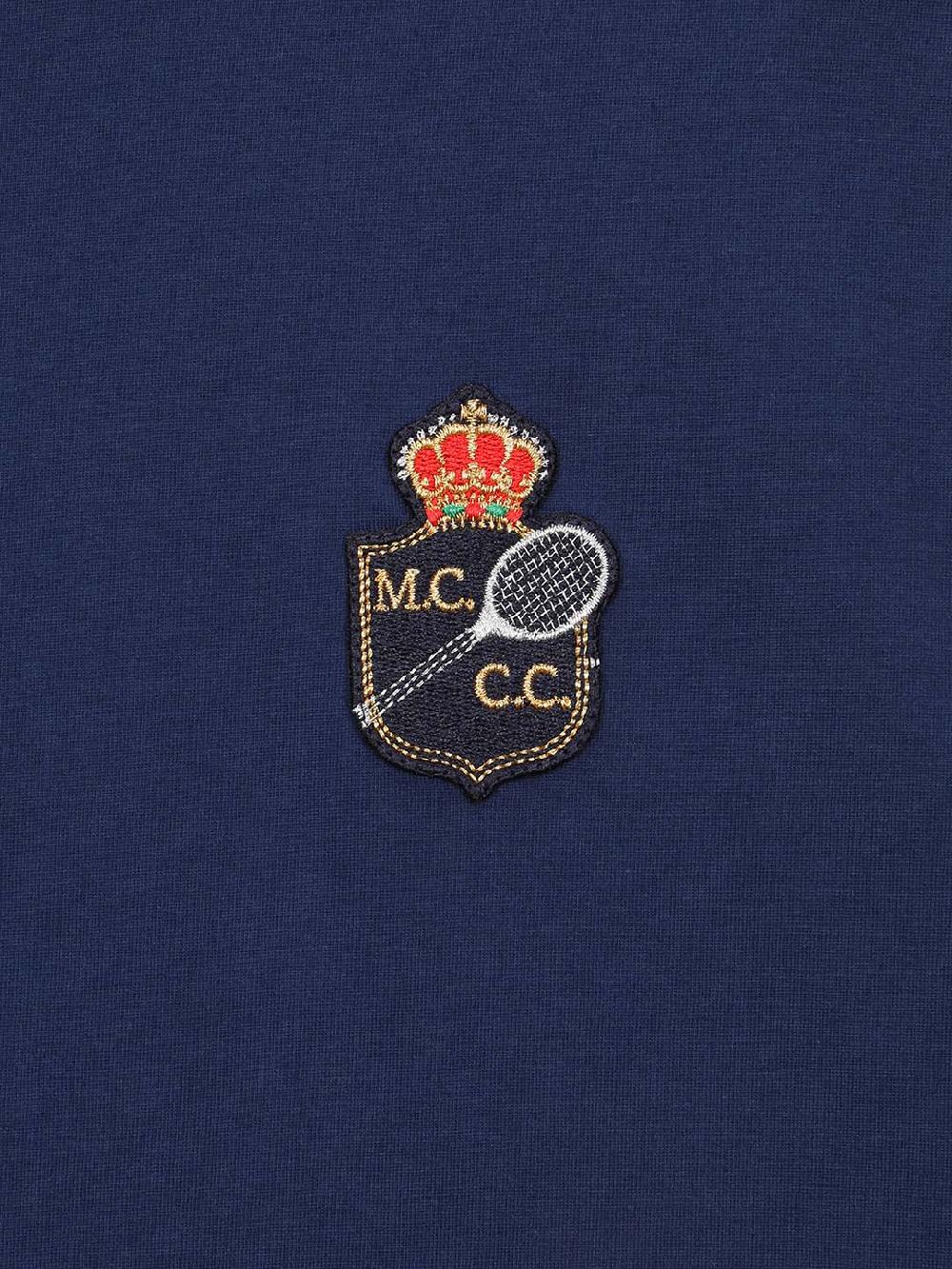 Egonlab X Sergio Tacchini Rally MCH T-Shirt- Navy