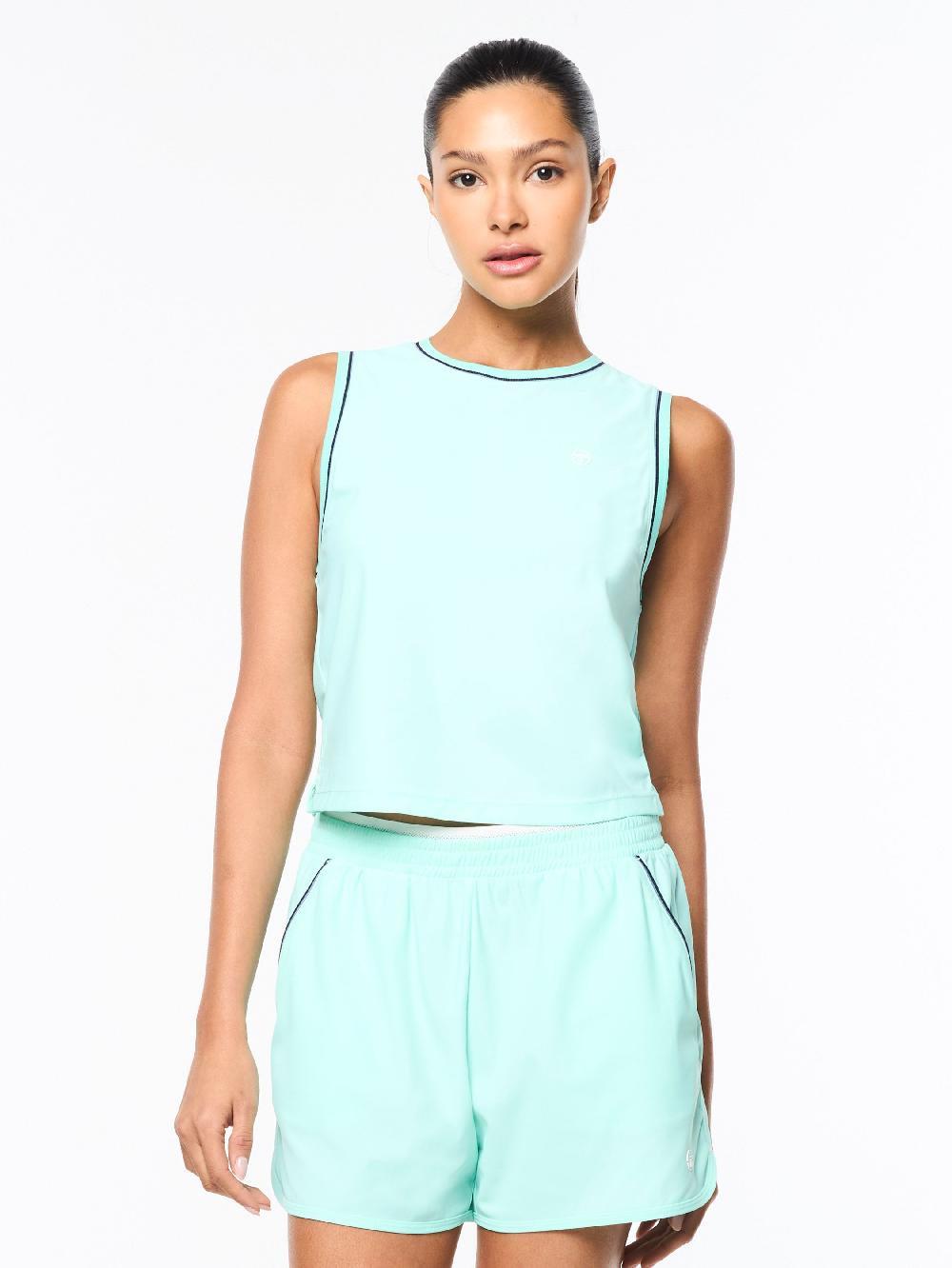 Egonlab X Sergio Tacchini Rina Tank- Beach Glass